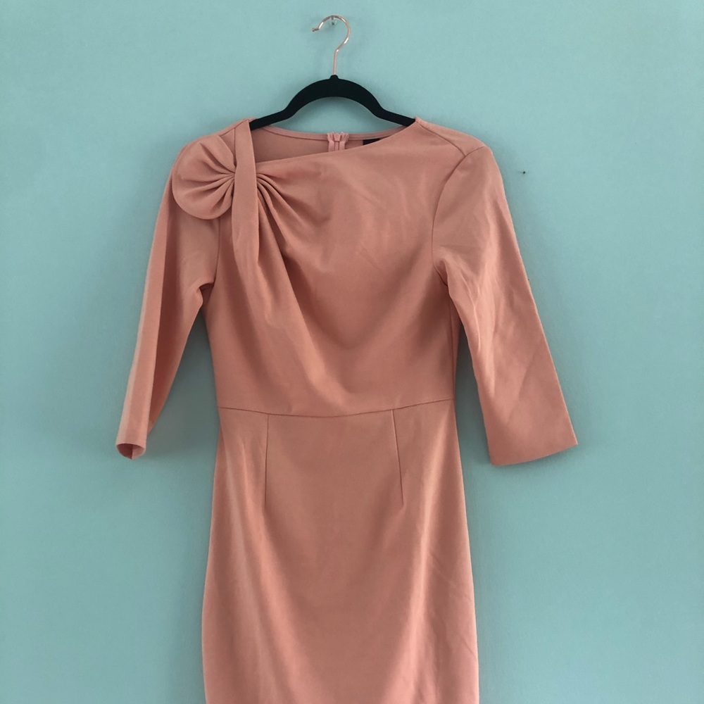 VFSHOW Pleated Asymmetrical Cocktail Dress